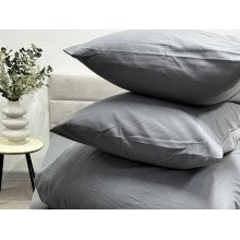 Наволочка 70x70 Ecotton Фланель Сірий SB-148