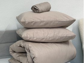 Наволочка 50x70 2 шт. Ecotton Сатин Shifting Sand 14-1210