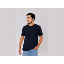 Unisex cotton T-shirt, size L, navy blue