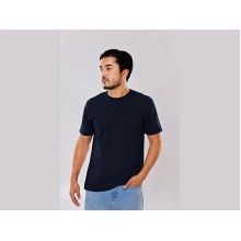 Unisex cotton T-shirt, size M, navy blue