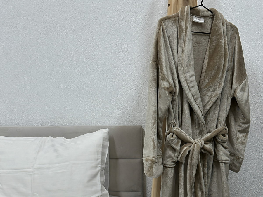 Bathrobe L-XL Beige