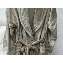 XXL Beige Bathrobe