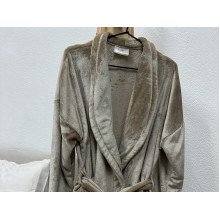 XXL Beige Bathrobe