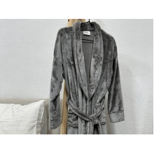 S-M Grey Bathrobe 4478