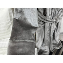 S-M Grey Bathrobe 4478