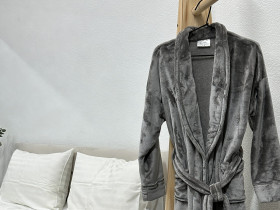 XXL Grey Bathrobe 4478