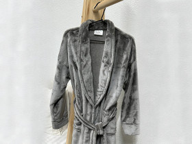 Bathrobe L-XL Grey 4478
