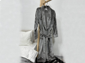 Bathrobe L-XL Grey 4478