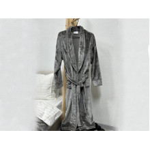 S-M Grey Bathrobe 4478