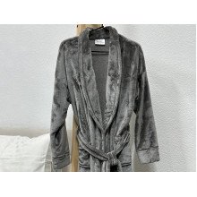 S-M Grey Bathrobe 4478