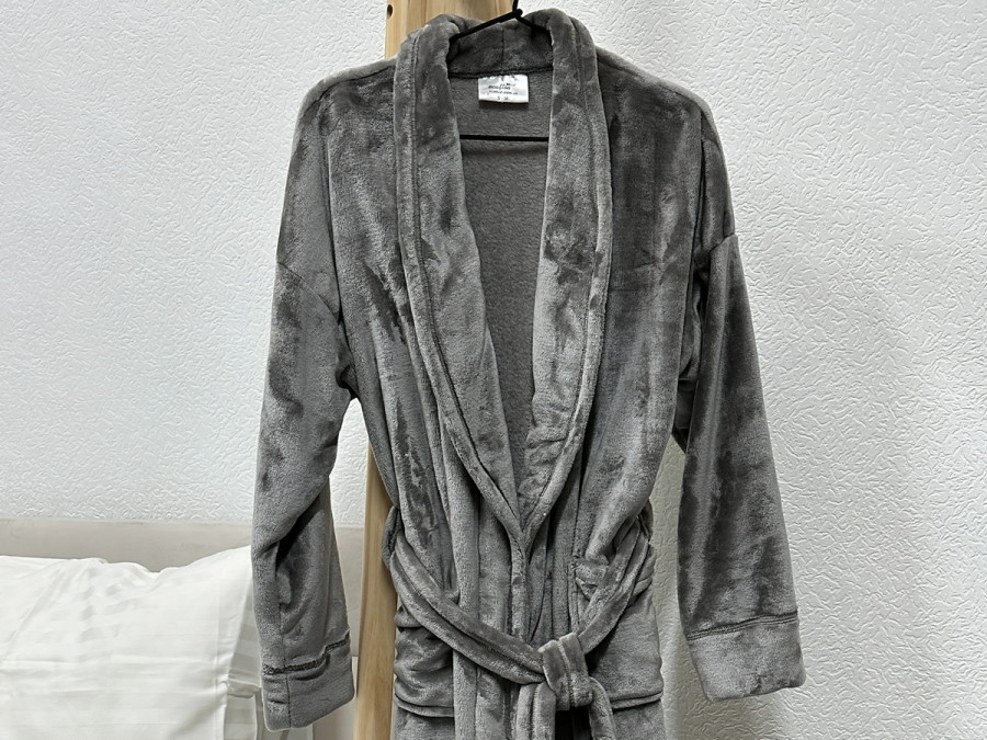 Bathrobe L-XL Grey 4478