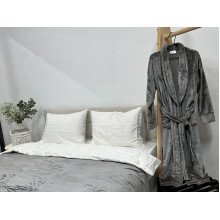S-M Grey Bathrobe 4478