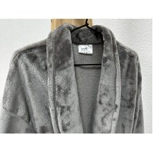 S-M Grey Bathrobe 4478