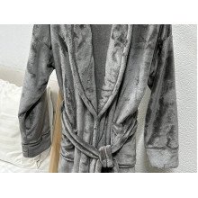 S-M Grey Bathrobe 4478