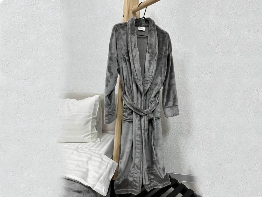 Bathrobe L-XL Grey 4478