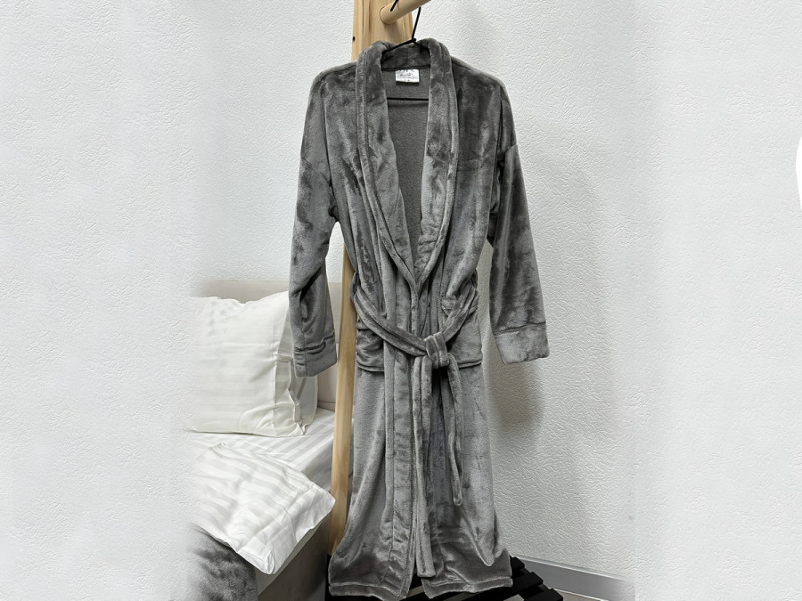 Bathrobe L-XL Grey 4478