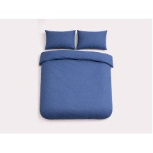 Пододеяльник Двуспальный Ecotton Фланель Голубой SB-199
