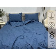 Пододеяльник Двуспальный Ecotton Фланель Голубой SB-199