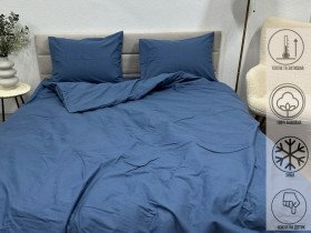 Підковдра Півтораспальна Ecotton Фланель Блакитна SB-199