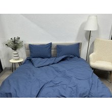 Пододеяльник Двуспальный Ecotton Фланель Голубой SB-199