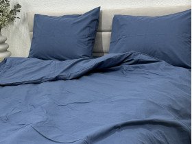 Підковдра двоспальна Ecotton Фланель Блакитна SB-199