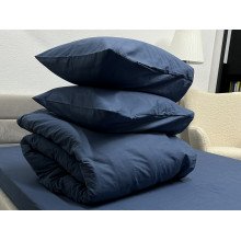 Пододеяльник Двуспальный Ecotton Фланель Голубой SB-199