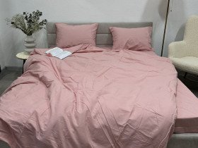 Пододеяльник Полуторный Ecotton Фланель Розовый SB-153