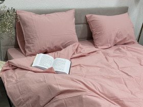 Підковдра Євро Ecotton Фланель Рожевий SB-153