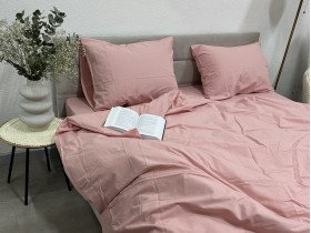 Підковдра Євро Ecotton Фланель Рожевий SB-153