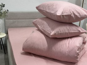 Пододеяльник Евро Ecotton Фланель Розовый SB-153