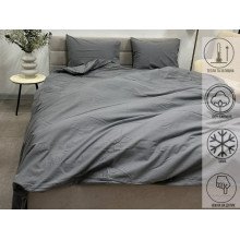 Пододеяльник Полуторный Ecotton Фланель Серый SB-148