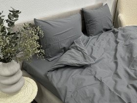 Підковдра Євро Ecotton Фланель Сірий SB-148
