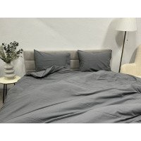 Пододеяльник Двуспальный Ecotton Фланель Серый SB-148