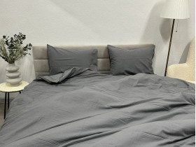 Пододеяльник Двуспальный Ecotton Фланель Серый SB-148