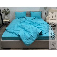 Пододеяльник Двуспальный Ecotton Фланель Sky Blue SB-134