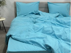 Підковдра Євро Ecotton Фланель Sky Blue SB-134