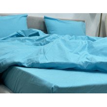 Пододеяльник Двуспальный Ecotton Фланель Sky Blue SB-134