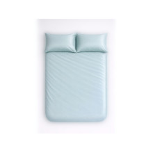 Пододеяльник 210x220 Ecotton Сатин Aqua Grey 15-5205