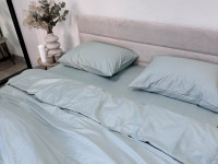 Пододеяльник 150x215 Ecotton Сатин Aqua Grey 15-5205