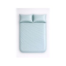 Пододеяльник 180x215 Ecotton Сатин Aqua Grey 15-5205