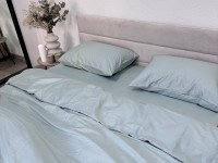 Пододеяльник 150x215 Ecotton Сатин Aqua Grey 15-5205