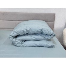 Підковдра 150x215 Ecotton Сатин Aqua Grey 15-5205