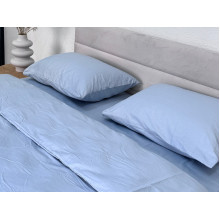 Пододеяльник 180x215 Ecotton Сатин Голубой Pearl 14-4206