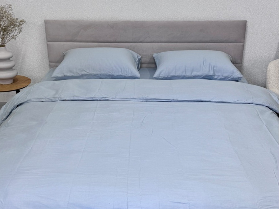 Пододеяльник 180x215 Ecotton Сатин Голубой Pearl 14-4206