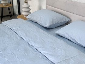 Пододеяльник 150x215 Ecotton Сатин Голубой Pearl 14-4206