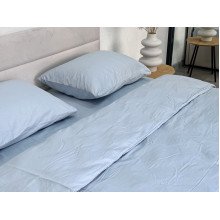 Пододеяльник 210x220 Ecotton Сатин Голубой Pearl 14-4206