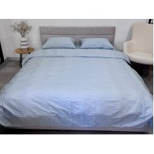 Пододеяльник 210x220 Ecotton Сатин Голубой Pearl 14-4206