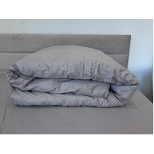 Підковдра 180x215 Ecotton Сатин Chateau Grey 15-4503