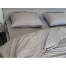 Пододеяльник 180x215 Ecotton Сатин Chateau Grey 15-4503