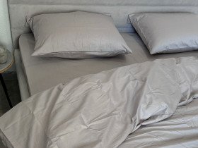 Підковдра 210x220 Ecotton Сатин Chateau Grey 15-4503